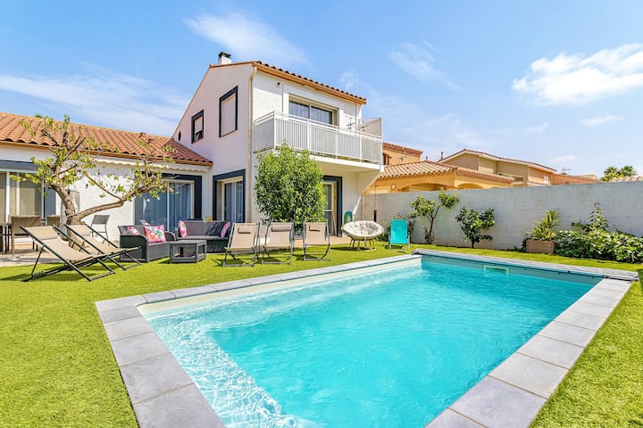 Maison 3 Chambres Piscine - Le Boulou