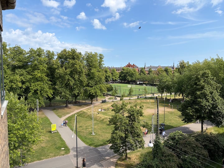 Solrig, Autentisk Og Stilet Nørrebro Penthouse - Copenhagen