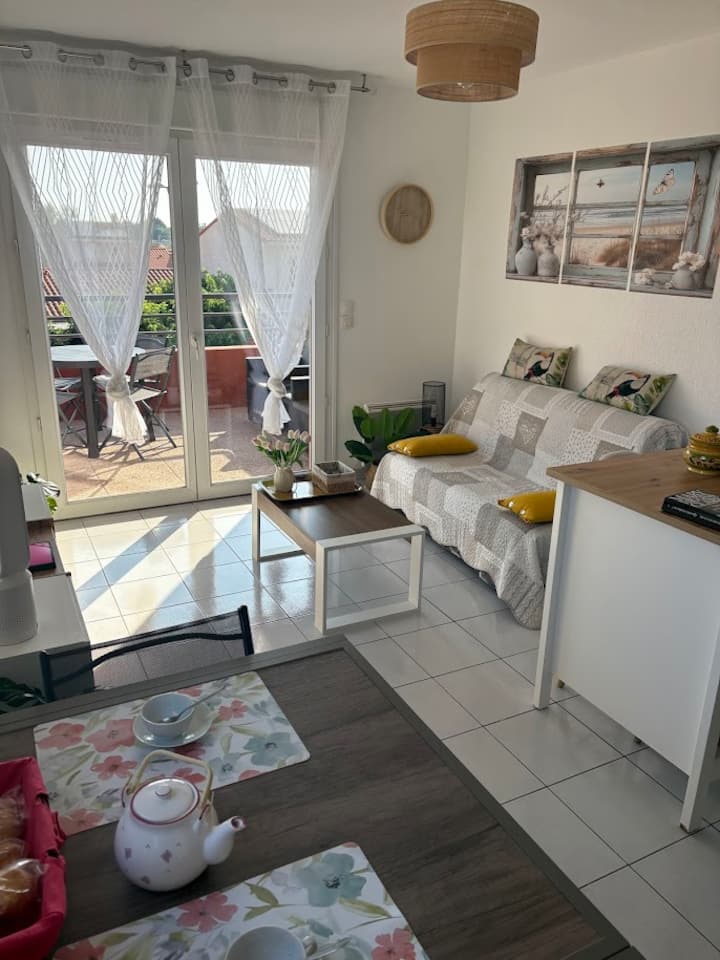 Appartement Cosy Parking Et Terrasse Proche Plage - Argelès-sur-Mer