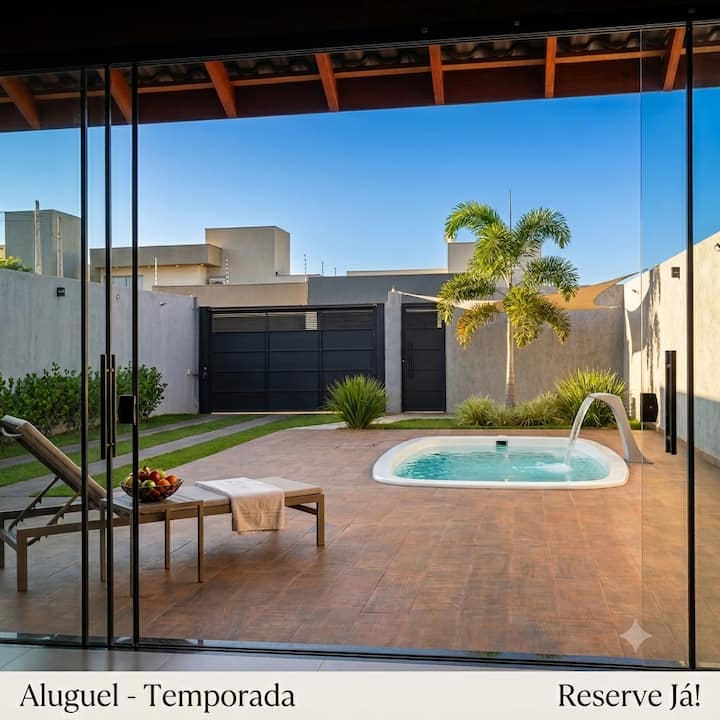 Recanto Guimarães Olímpia | Casa Com Piscina - Olímpia