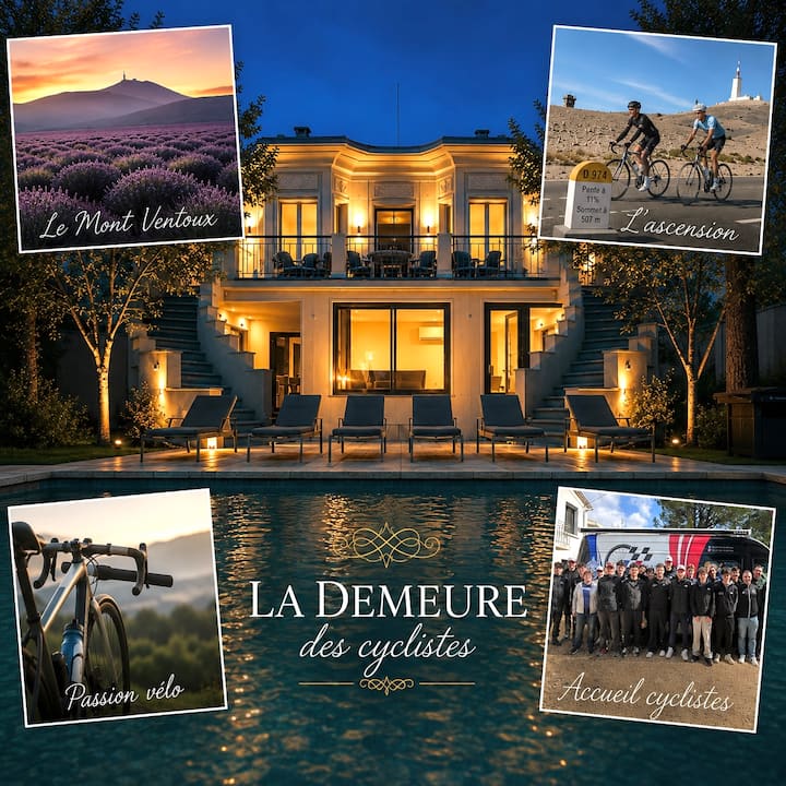 La Demeure Des Cyclistes -Mont Ventoux-spa Complet - Vaison-la-Romaine