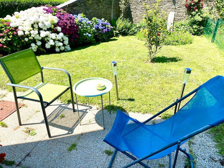 Apt Avec Jardin, Central, Parking, Proche Mer - Plouguerneau