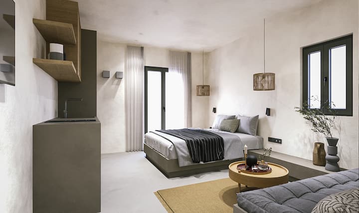 Clementina Hill-top Luxury Sea View Suite - Paros