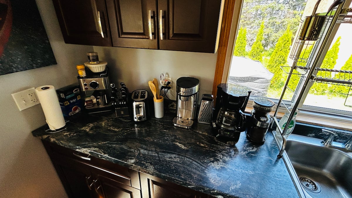 Coffee station and small appliances