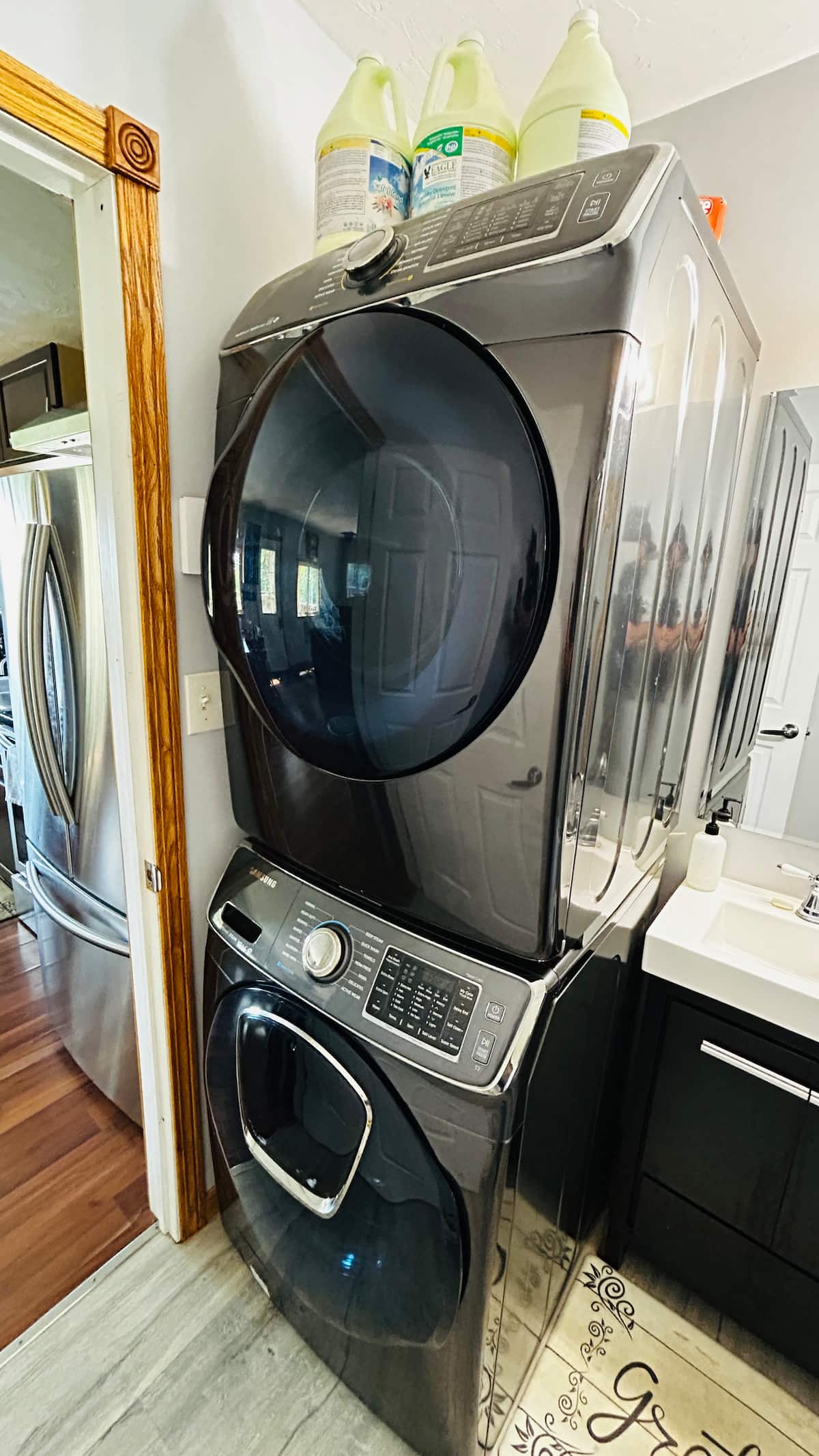 Modern washer and dryer