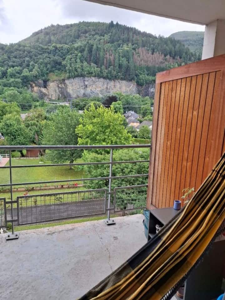 Charmant T1 
Vue Pic Du Jer, 
Centre-ville - Lourdes