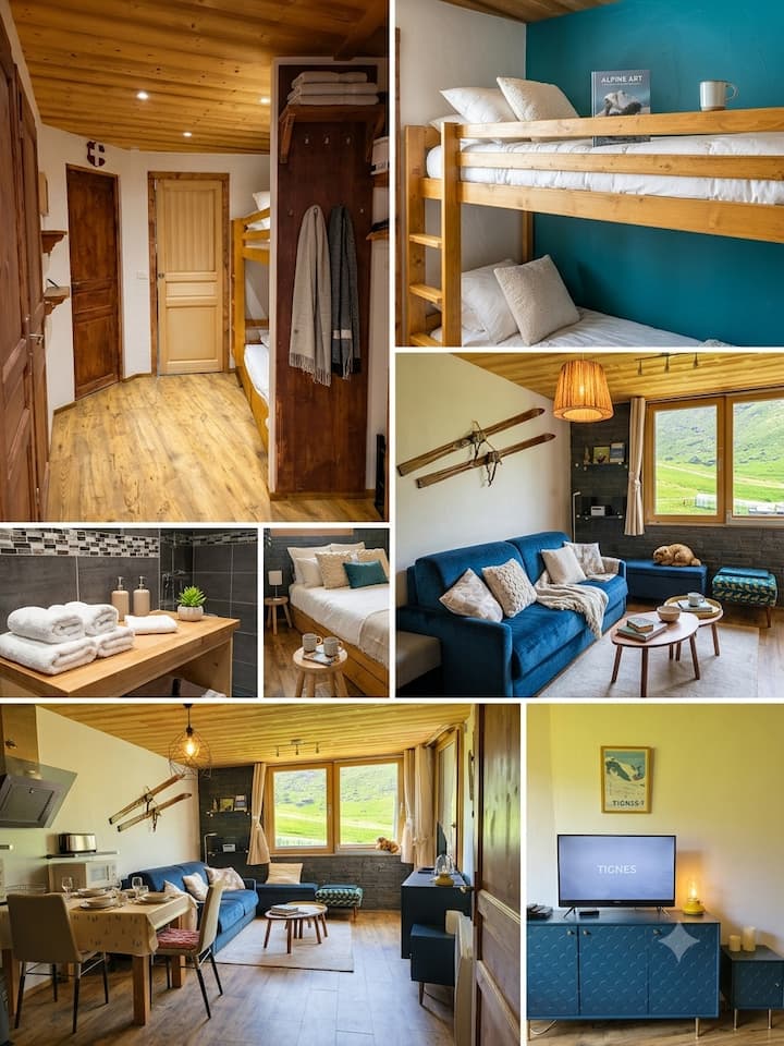 Ski Aux Pieds/cocon 6 Pers/val Claret - Val Claret