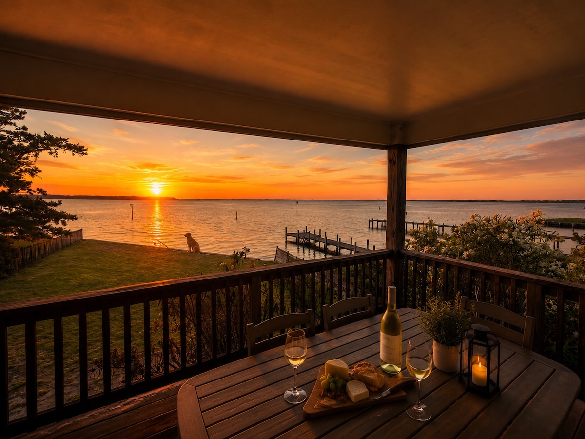 Sunset on the Sound