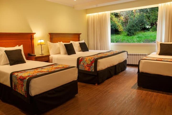 4 Garden-view Quads + Free Breakfast W/ Spa Access - Bariloche