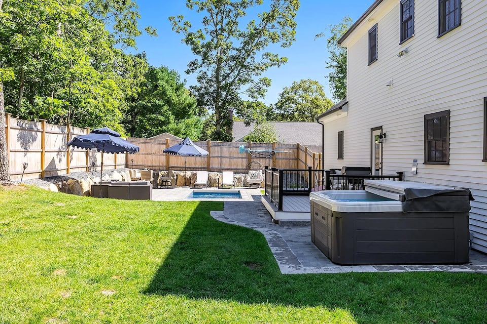 Grill and deck