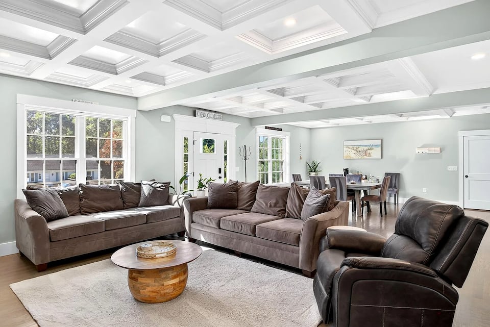 Coffered ceiling