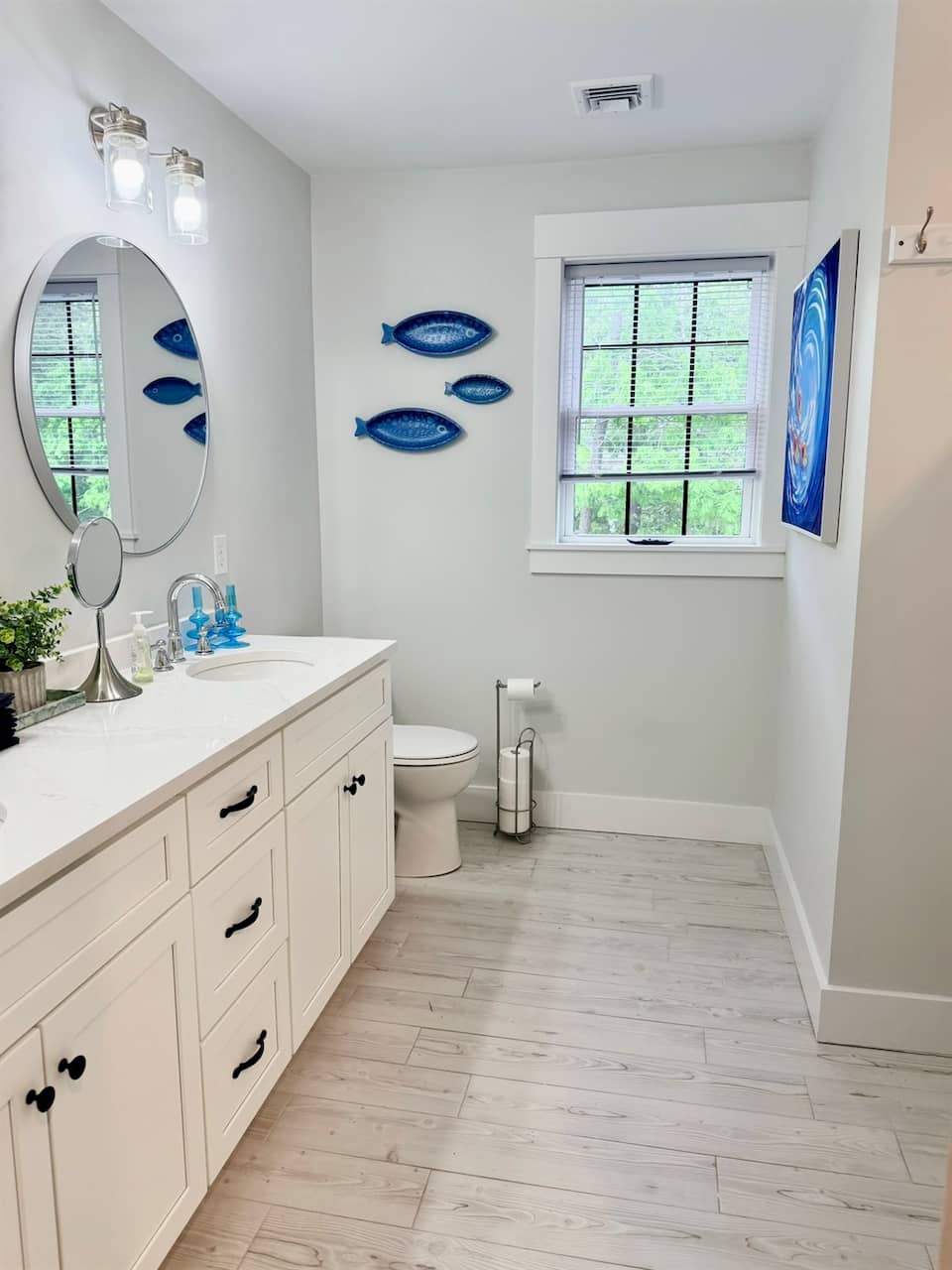 Bathroom with double sink