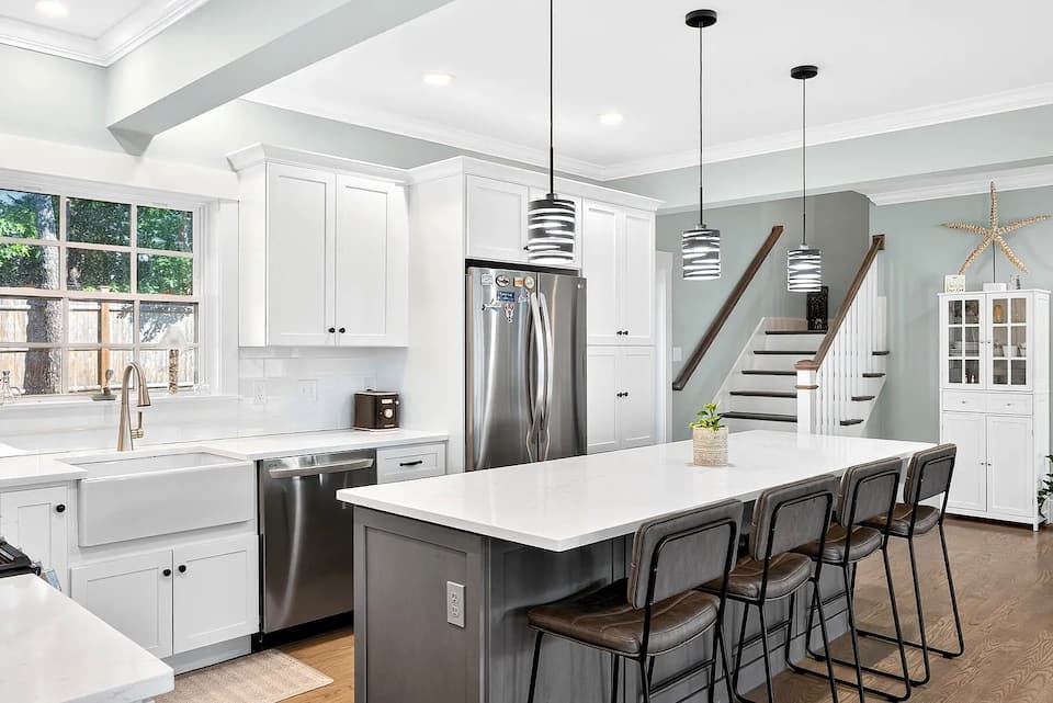 Fully stocked kitchen