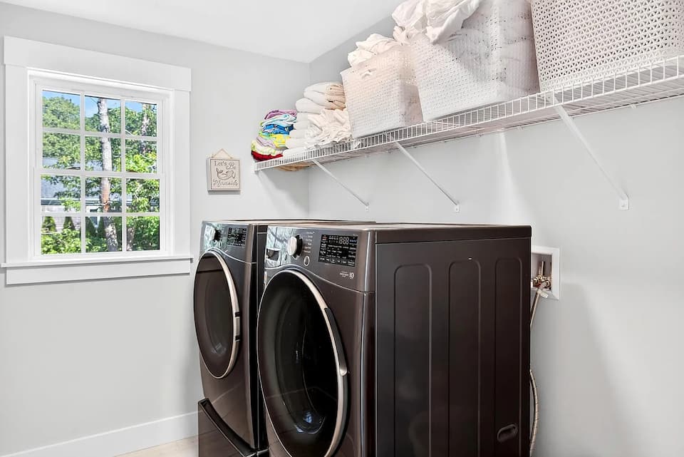 Washer and dryer