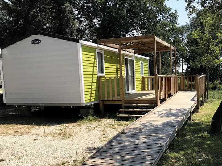 Zecamping 4* Mobil Home 32m² Piscine - Châteauneuf-du-Pape