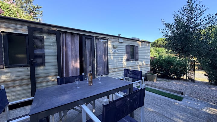 Mobil-home Avec Jardin Privé Proche Du Lac - Roquebrune-sur-Argens
