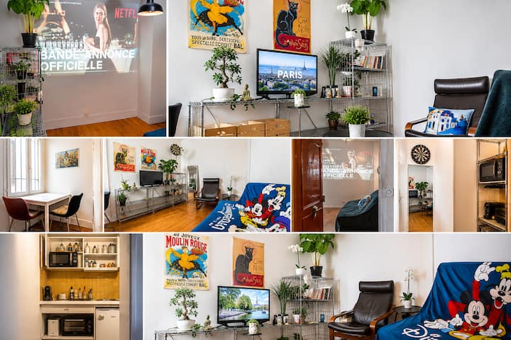 Blue Central Apt 1 Br Paris Confortable - Paris