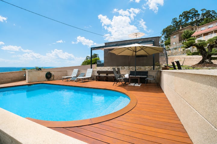 Vistas Al Mar | Piscina Climatizada | Ac | Terraza - Vigo
