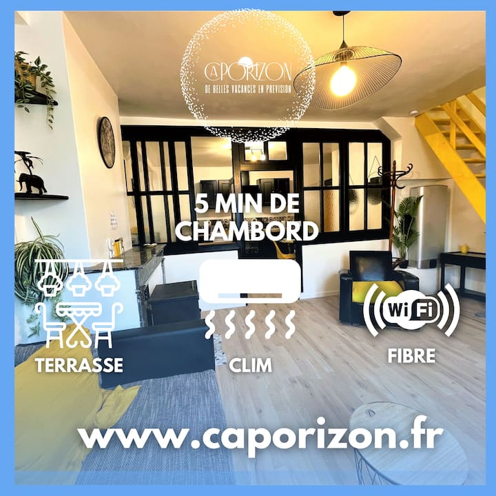 Caporizon-la Verriere-chambord à 5min-4 Personnes - Château de Chambord