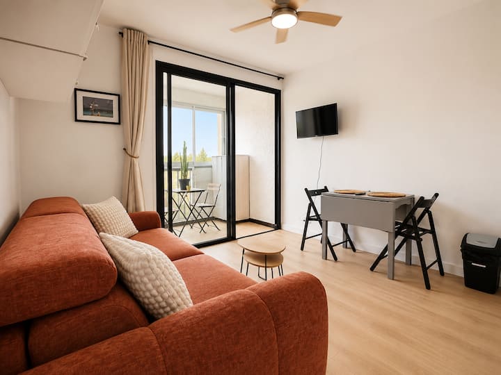 Studio Cosy - Plage à 200m - Port à Pied - Canet-en-Roussillon