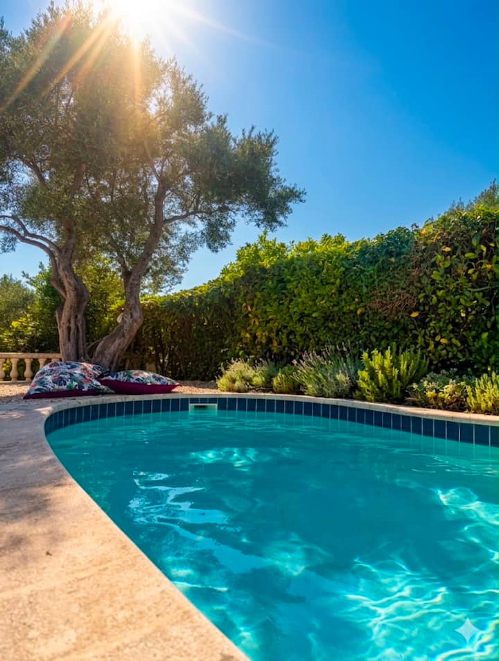 La Maison Du Bonheur - Piscine Privée Et Vue Mer - 朱安雷賓