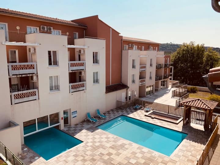 Zecamping 3* Appartement 45m² Piscine - Gréoux-les-Bains