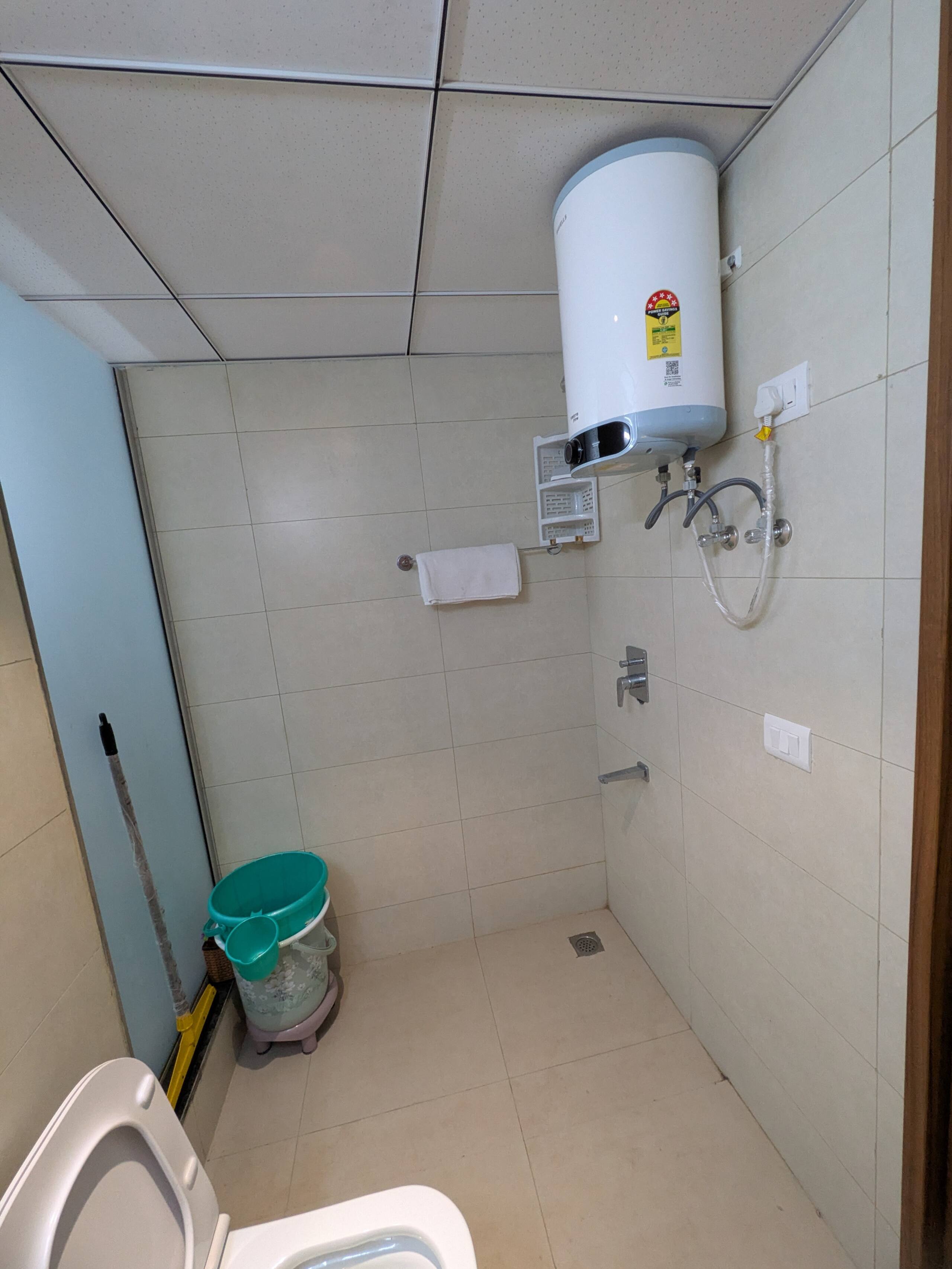 Geyser and shower