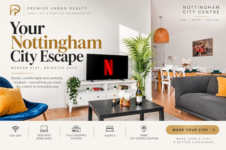 Contractor Friendly | Nottingham Centre | Sleeps 6 - Nottingham