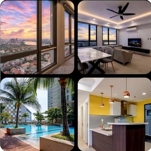Masteri T1 3BR/pool & gym free/ Korean Host