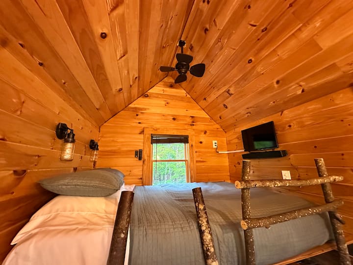 Queen Loft Bed with TV