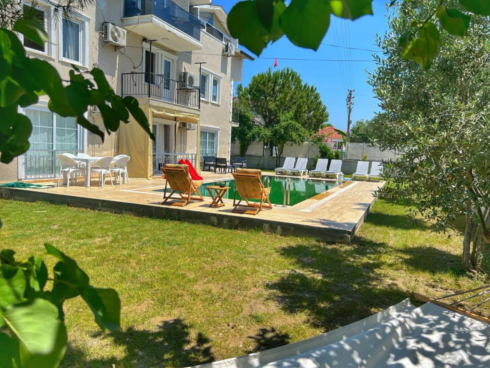 3+1 apartment with pool in Dalyan
