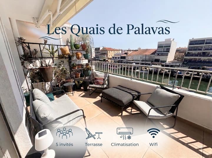 Les Quais De Palavas  Terrasse & Clim - Palavas-les-Flots