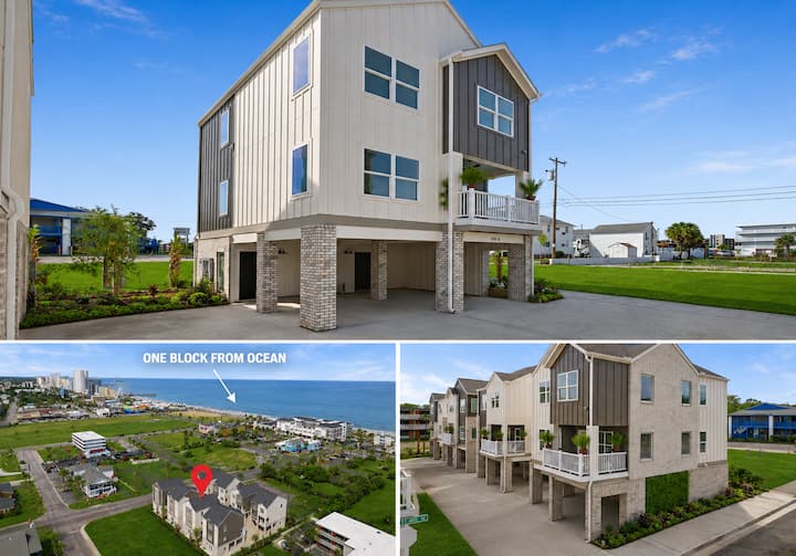Beachwalk Club-block To Ocean,pet Frndly,sleep 16 - Myrtle Beach, SC