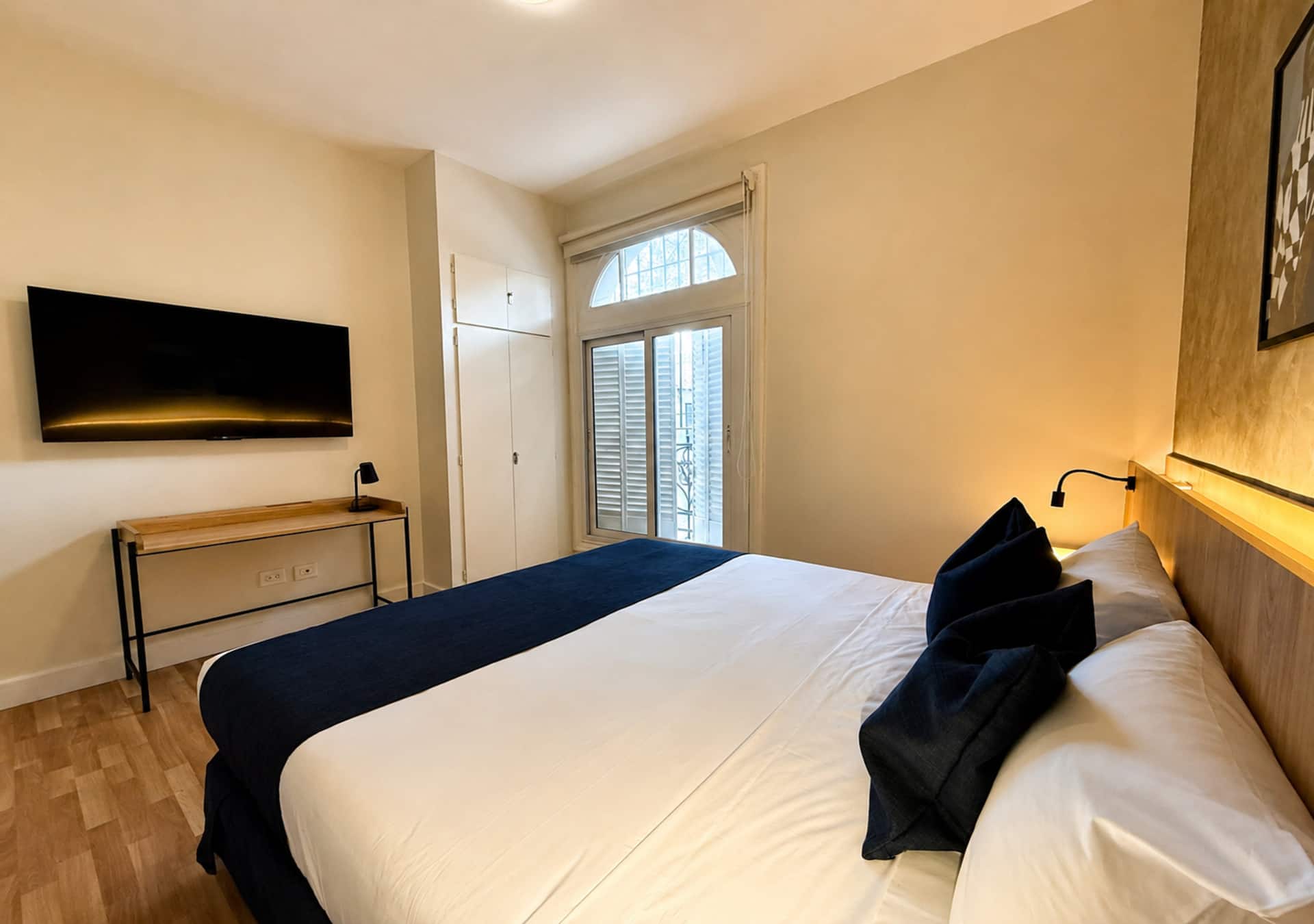 20 m², cama de casal em Núñez