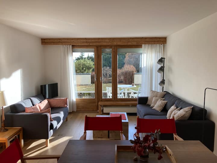 Appartamento Ski-in/ski-out & Giardino Privato - Crans-Montana