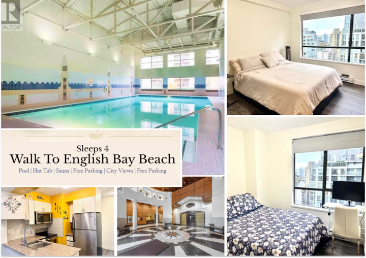 Luxe 2br Vancouver Stay | Parking | Sauna | Pool - Vancouver
