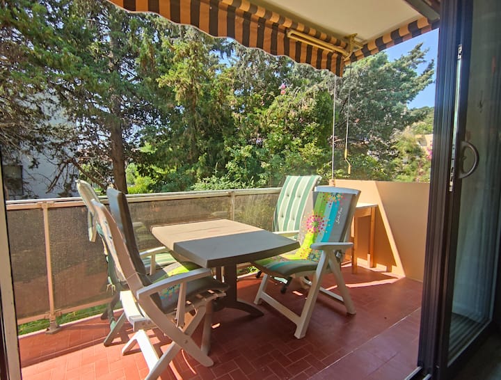 Saint Clair -2 Pièces -1ch -Balcon -Clim -Parking - Le Lavandou