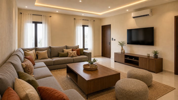 Modern 4 Bedroom Villa Apt (Within 10km Of Haram) - Medina