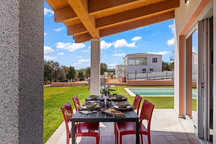 [Piscine/budoni]villa Avec Jardin à 1 Km De La Mer - Budoni