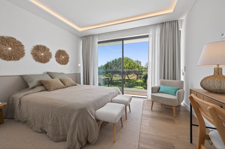Suite convertible avec lits jumeaux, deuxième vue — Villa Shakira, villa de vacances en bord de mer à 170 m de la plage de Tróia, péninsule de Tróia