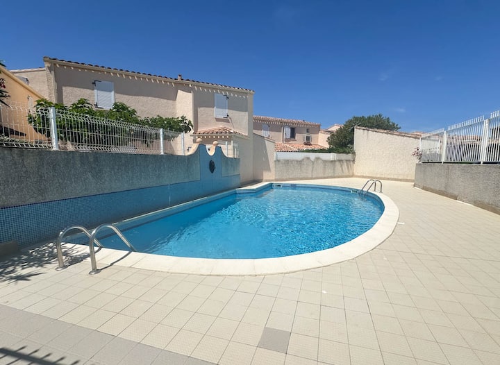 Delmar, Villa 5p Climatisée, Bord De Mer, Parking - Agde