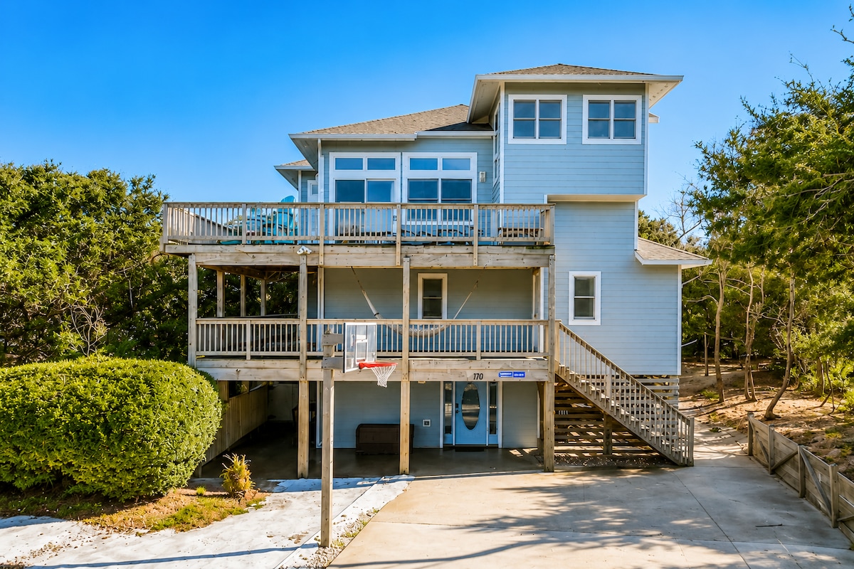 Seaside Snug in Duck's Schooner's Ridge Community!