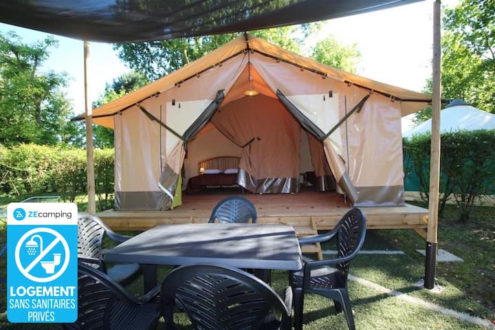 Zecamping 4* Tente 20m² Piscine - Beaulieu-sur-Dordogne