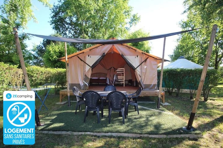 Zecamping 4* Tente 20m² Piscine - Le Gouffre