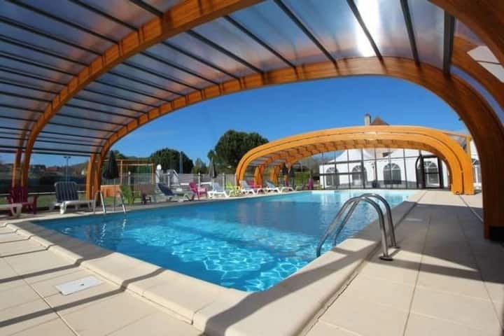 Zecamping 4* Mobil Home 30m² Piscine - Beaulieu-sur-Dordogne