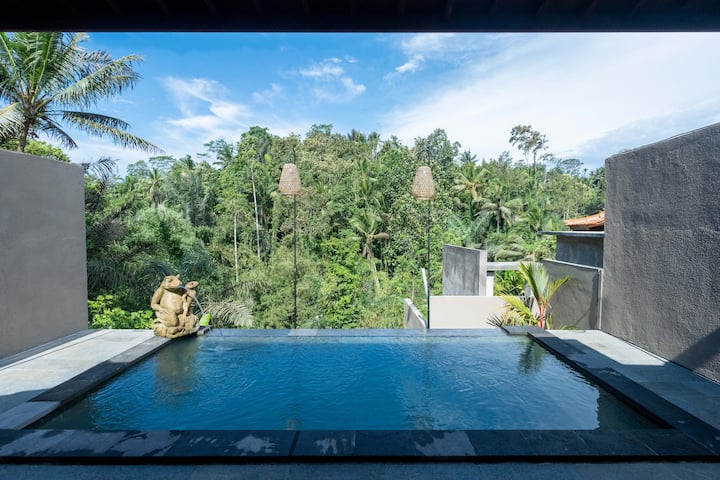 Private Villa With Pool And Jungle View Near Ubud - Indonésie