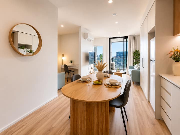 Cbd Vta 1br Apartment | City Views, Sofa Bed & Gym - Adelaide