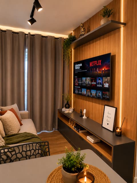 Top Airbnb: 2 Bedrooms for 4 | Next to USP, FACOP and Shopping Mall in Bauru