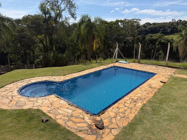 Casa De Campo Com Piscina Condomínio - Ibiúna