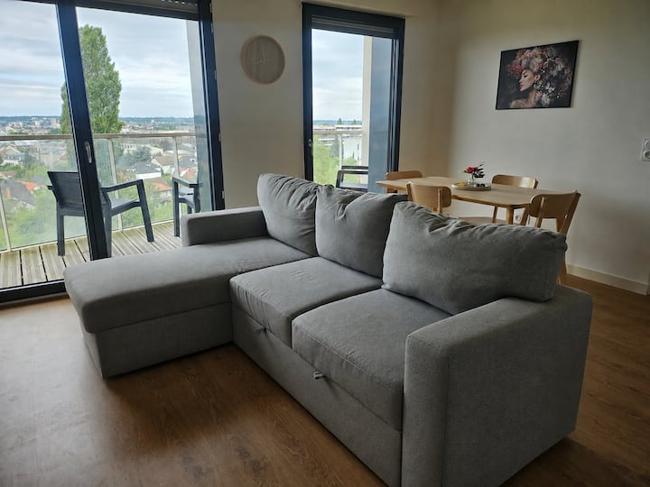 Appart Cozy 4 Pers. Balcon Résidence Sécurisée - Bry-sur-Marne